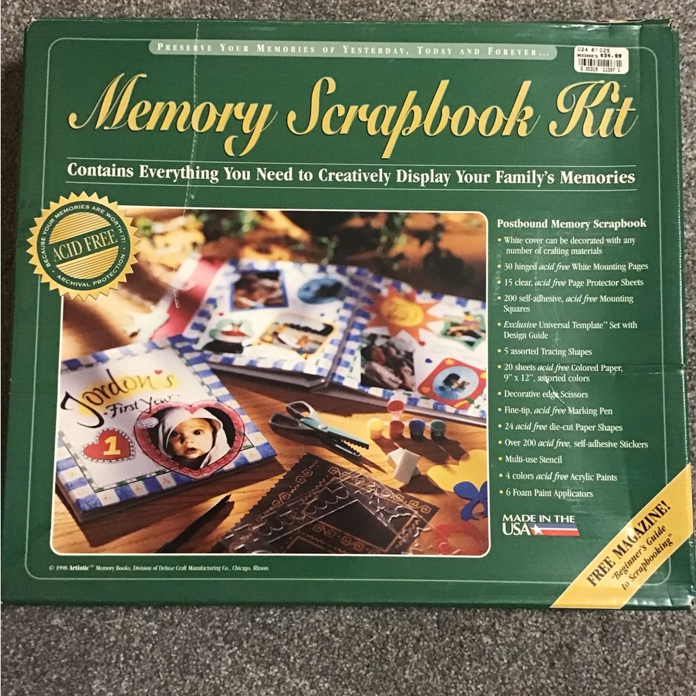 Memory Scrapbook Kit